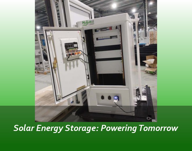 Solar Energy Storage: Powering Tomorrow